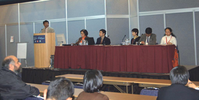 COP11にて、アジア太平洋各国の研究者と開催したサイドイベントの写真