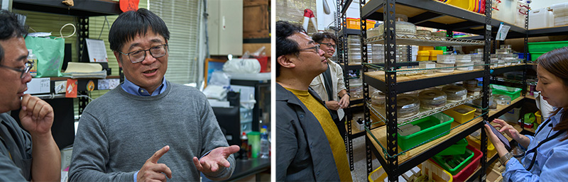 林教授の研究室の写真