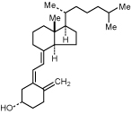 「ビタミンD3」構造式の図