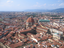 「開催地フィレンツェの中心地区」の写真