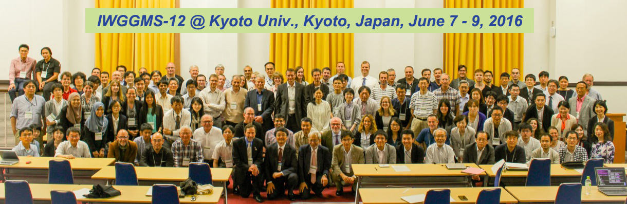 IWGGMS-12_group_photo_1@Kyoto Univ., Kyoto, Japan, June 7-9, 2016