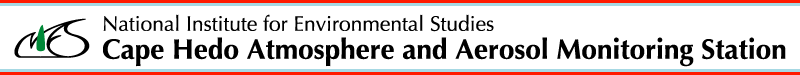 National Institute for Environmental Studies, Cape Hedo Aerosol and Atmosphere Monitoring Station Home Page