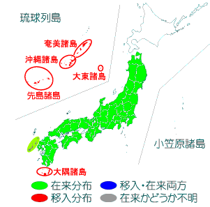 国内分布図