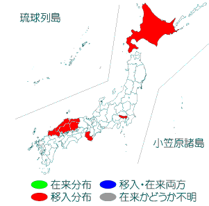 国内分布図