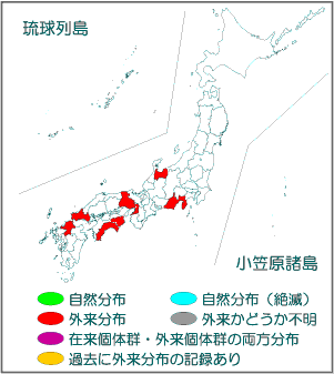 国内分布図