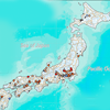 日本全国の淡水温度の時空間変化；1982-2016年