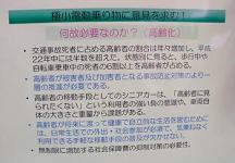 極小電動乗り物はなぜ必要か、パネルで説明