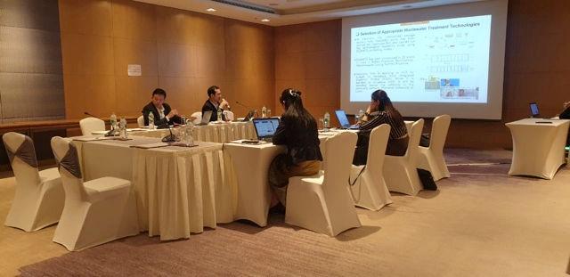 Image of the conference room in Vientiane, Laos to connect to the Policy Dialogue Meeting System