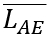 単発騒音レベル（LAE）の平均