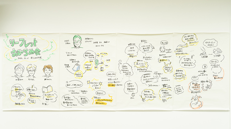 グラフィックレコーディングの成果物