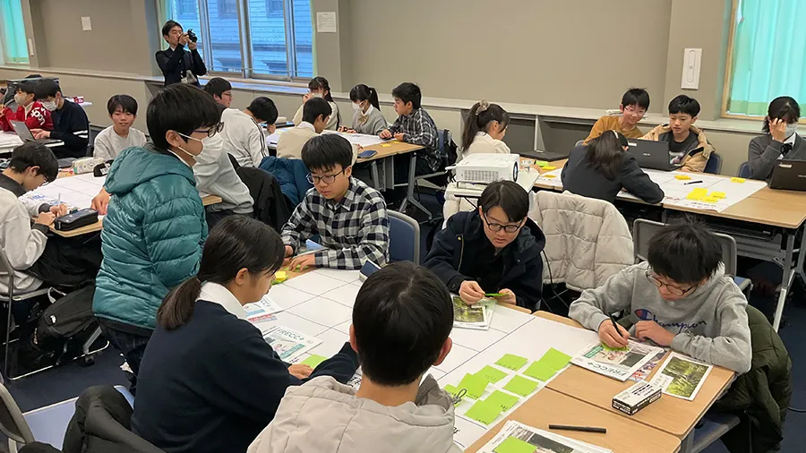 自分や周りの人が行っている地域活動をたくさん出してくれました