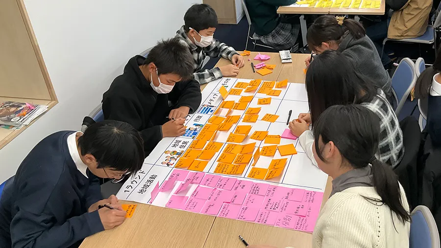 シートが埋まるほどのたくさんの意見