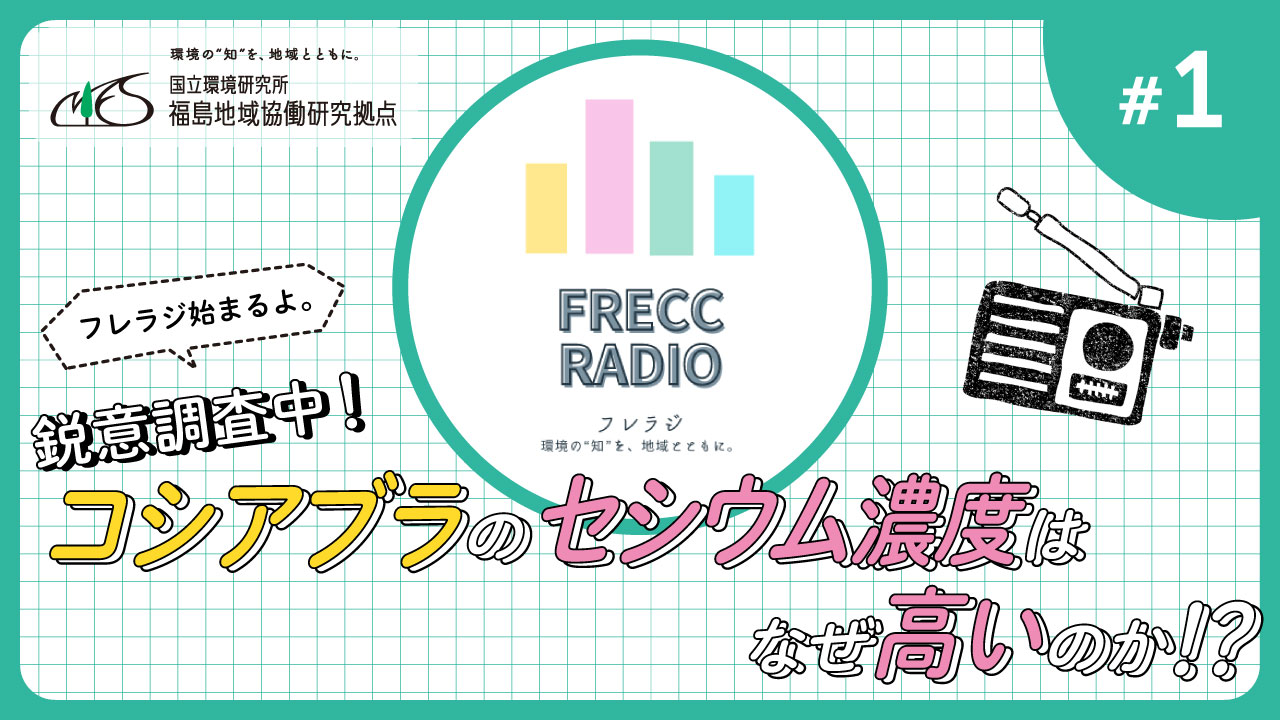 #１ フレラジ始まるよ。鋭意調査中!コシアブラのセシウム濃度はなぜ高いのか!?サムネイル