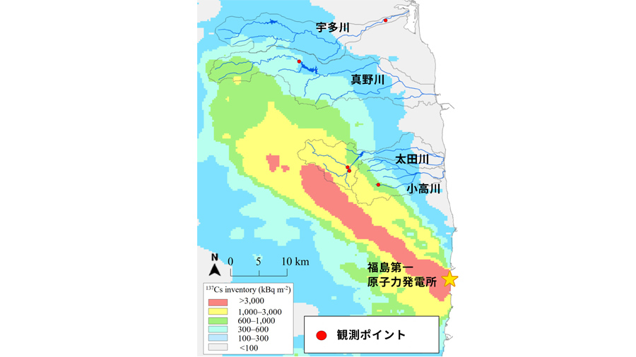 宇田川、真野川、太田川、小高川