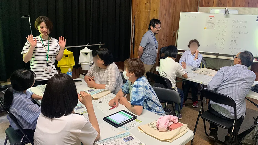 『とりトレ』体験会の様子