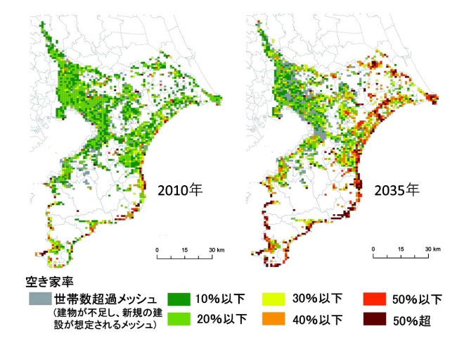 空き家率の推計結果の図