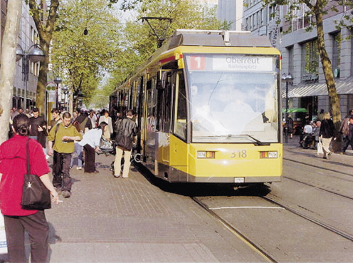 路面電車の写真