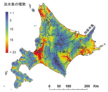 道内の分布図