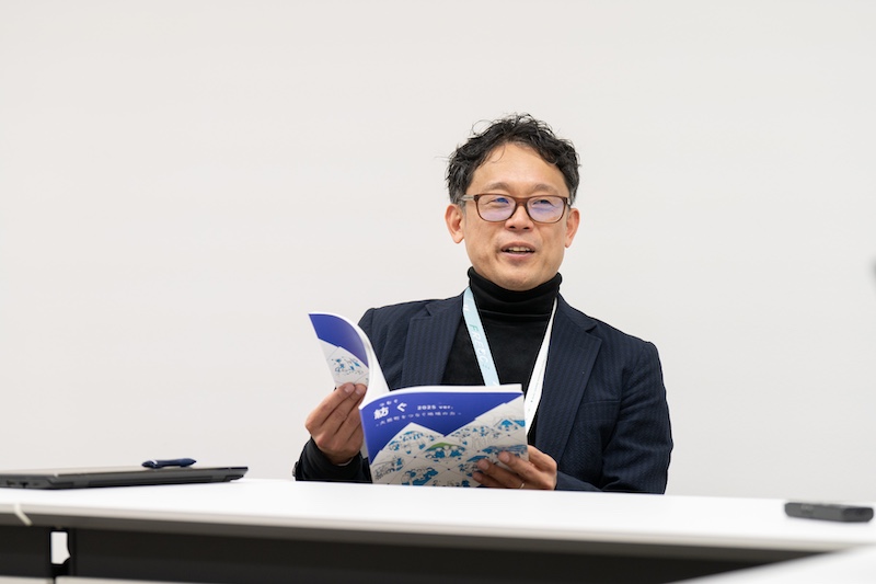 インタビュー風景の写真