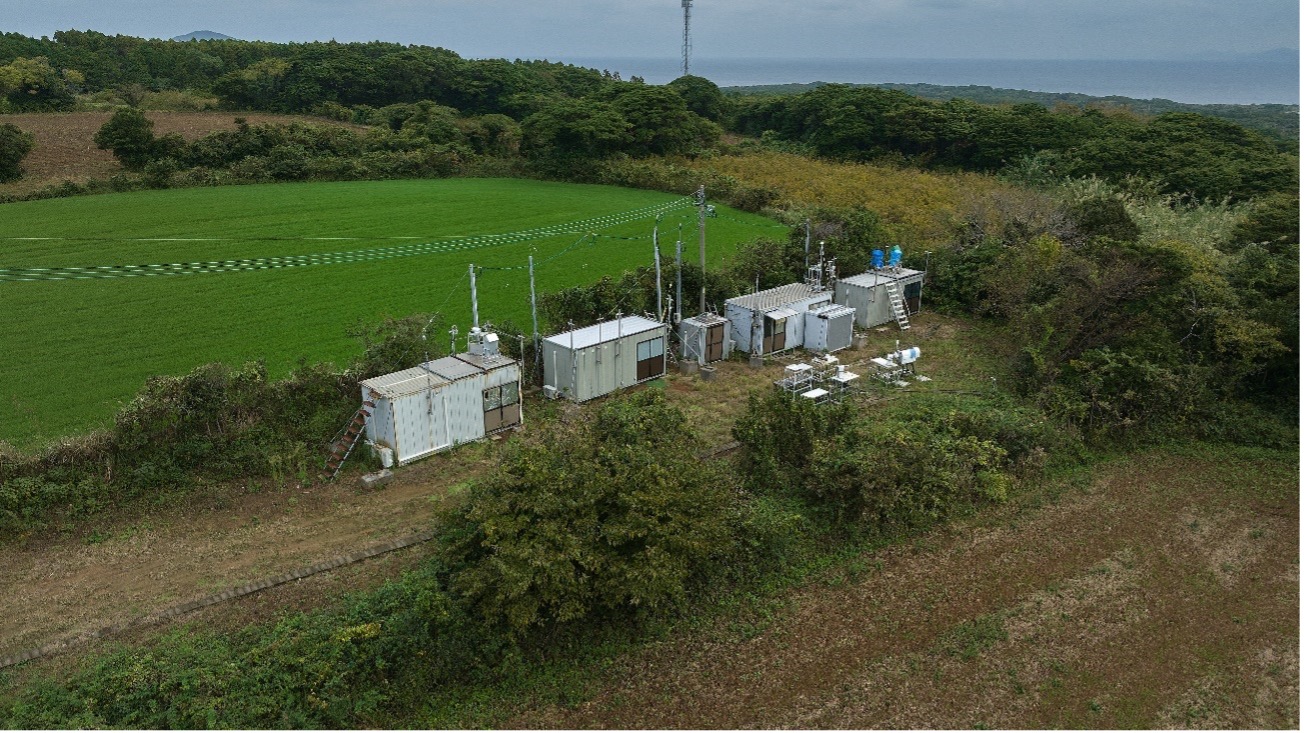 .福江島大気環境観測施設の外観の写真