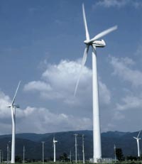 風力発電しせつの写真