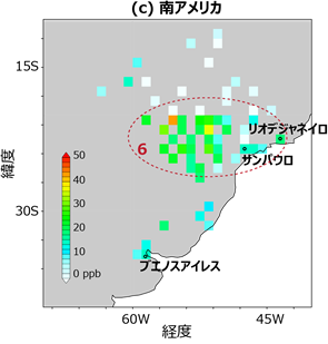 (c)南アメリカ