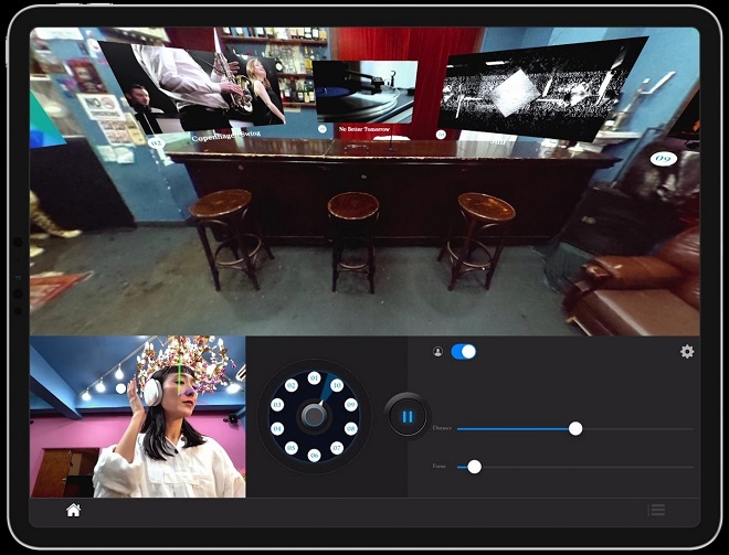 ミュージックスコープパッドによる映像探索のイメージ画像