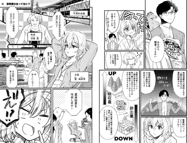 ゼロカーボン推進係の漫画の中身
