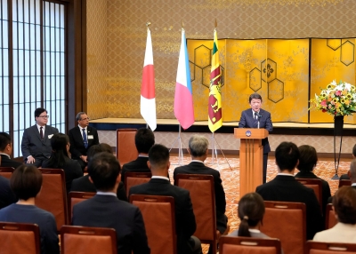 授与式の集合写真