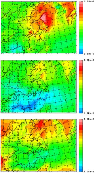 オゾンの地上濃度変化