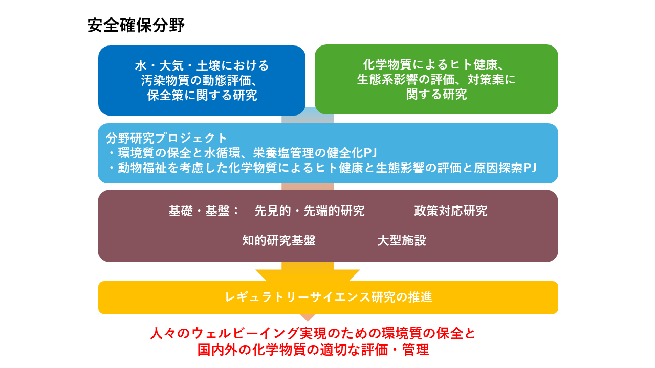 図：研究概要　安全確保分野