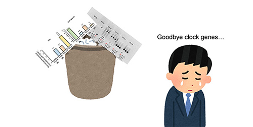 ラボミーティングで使ったスライドのイラスト