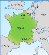 「フランス地図」