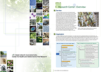 「Center for Health and Environmental Risk Research」パンフレットの画像
