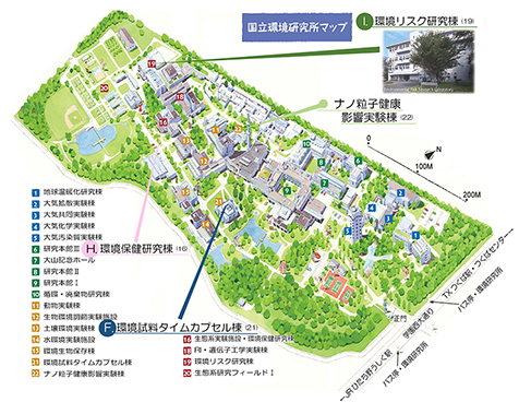 国立環境研究所マップ