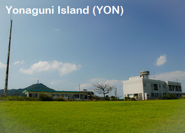 Observation point in Yonaguni Island