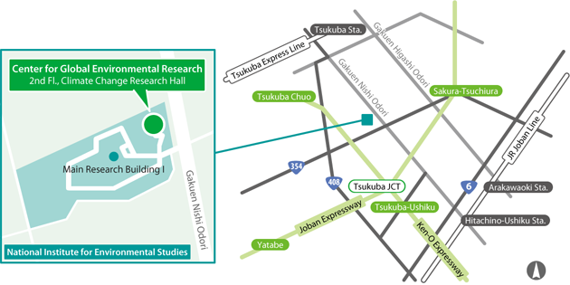 The Map of the National Institute for Environmental Studies