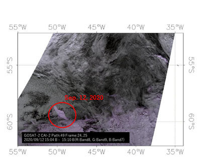 CAI image over Antarctica