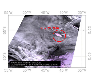 CAI image over Antarctica