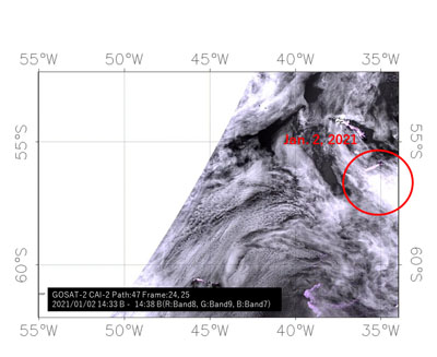 CAI image over Antarctica