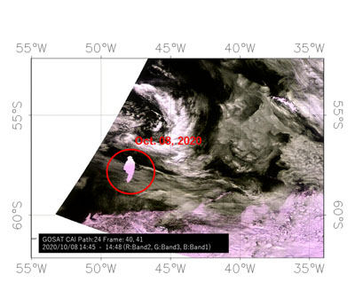 CAI image over Antarctica