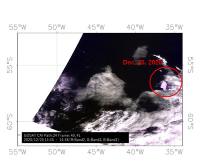 CAI image over Antarctica