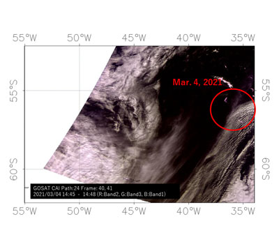 CAI image over Antarctica