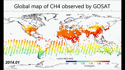Monthly Global Map of the CO2