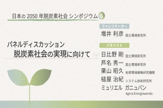 国民対話シンポジウム「日本の2050年脱炭素社会」（2021年3月10日開催）