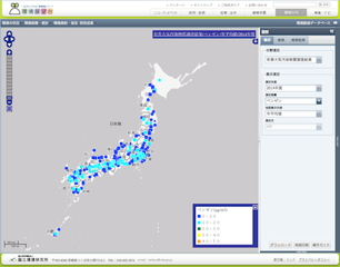 ベンゼンの大気中濃度の年平均値（2014年度）