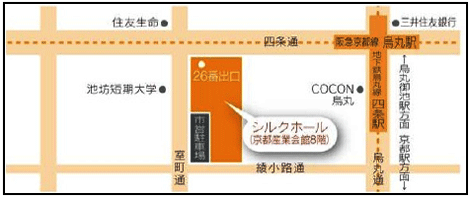 「京都会場」案内図