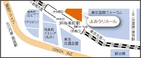 「東京会場」案内図