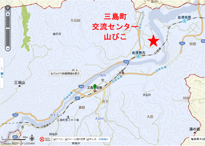 三島町交流センター山びこの周辺地図